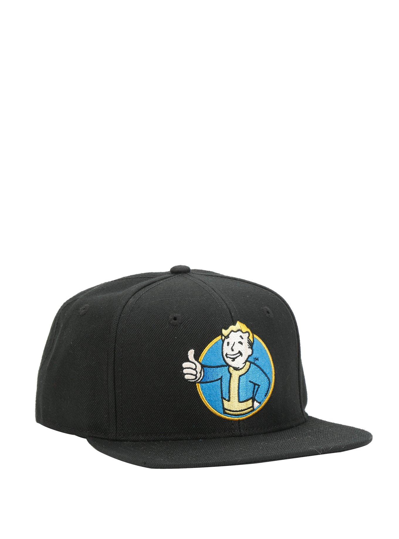 Fallout Vault Boy Black Crown Snapback Hat | Hot Topic