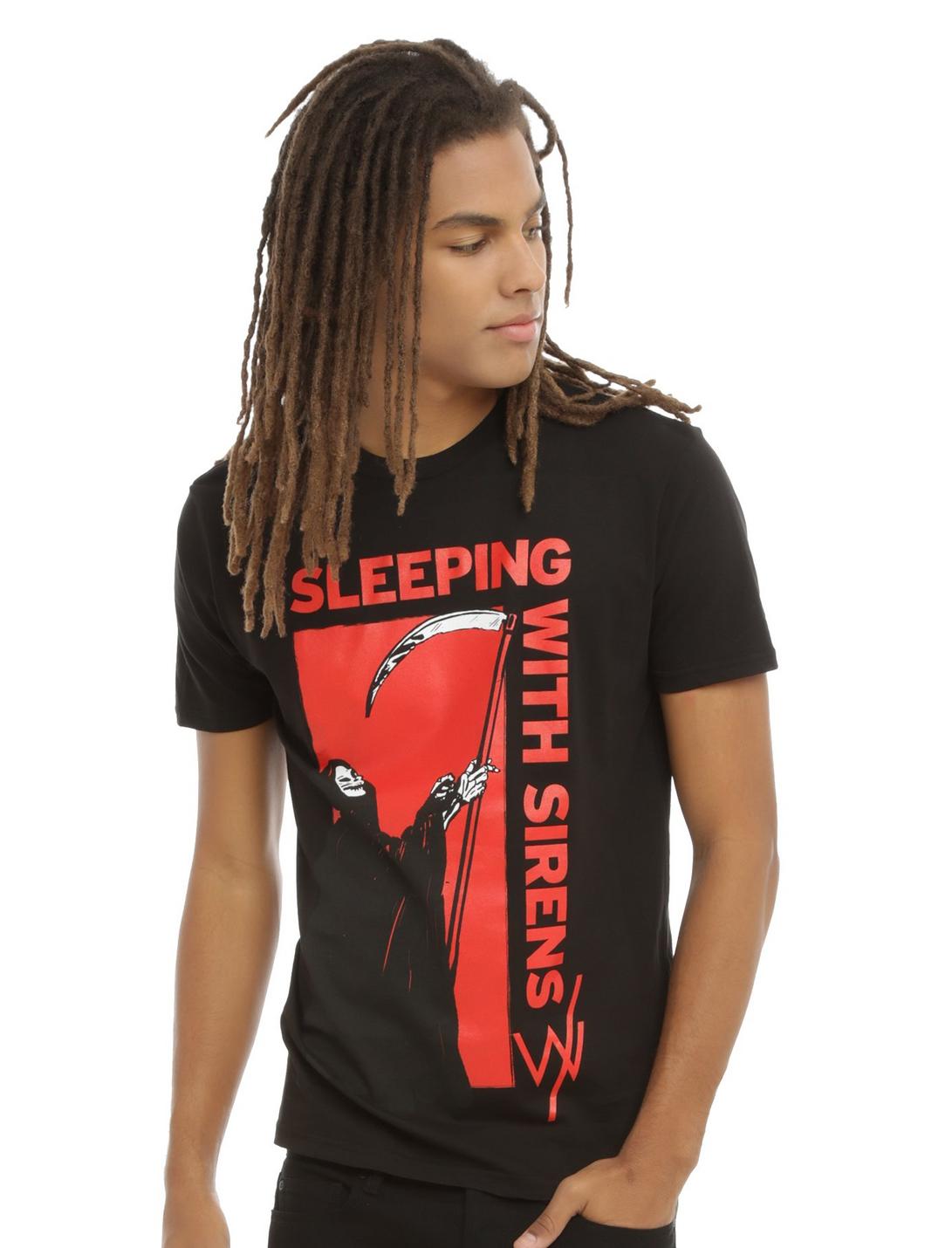 Sleeping With Sirens Reaper T-Shirt, BLACK, hi-res