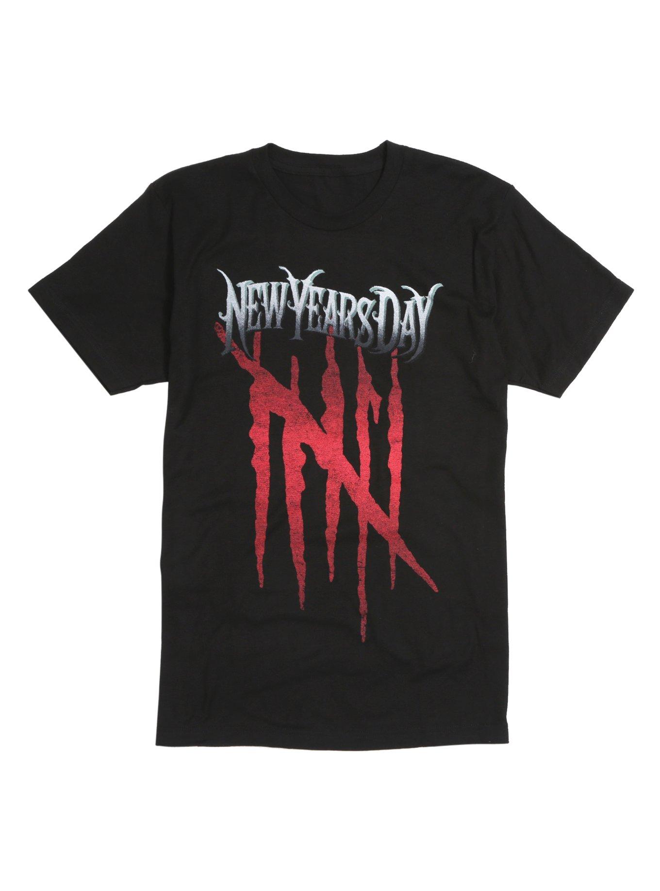 New Years Day Malevolence Logo T-Shirt, , hi-res