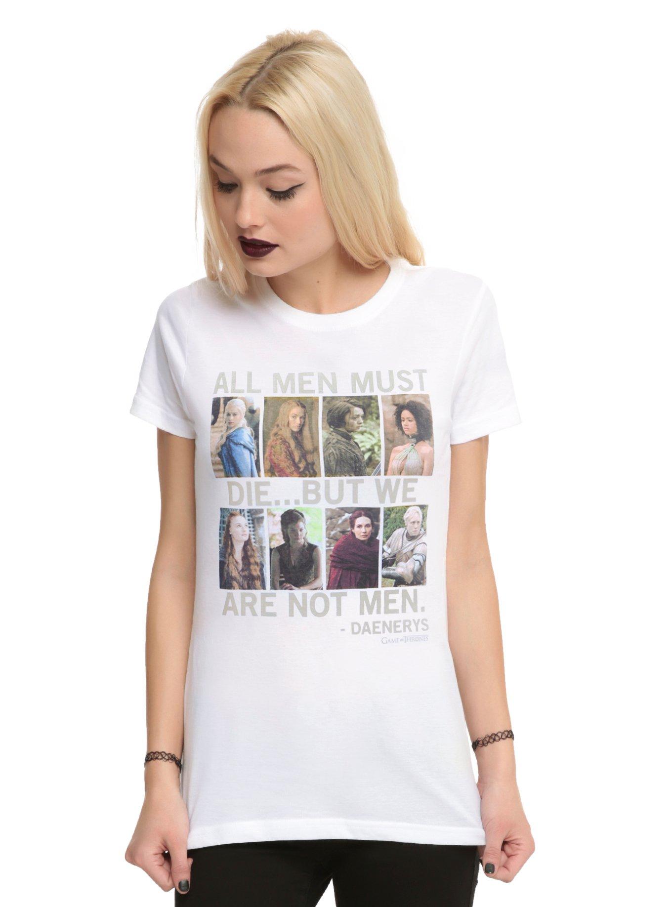 Game Of Thrones All Men Must Die Girls T-Shirt, , hi-res