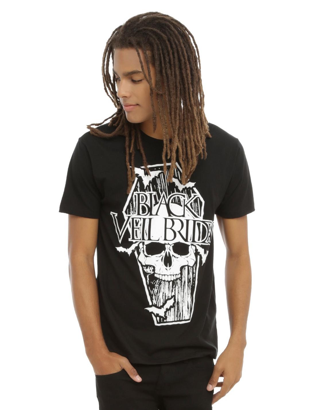 Black Veil Brides Coffin Logo T-Shirt, , hi-res