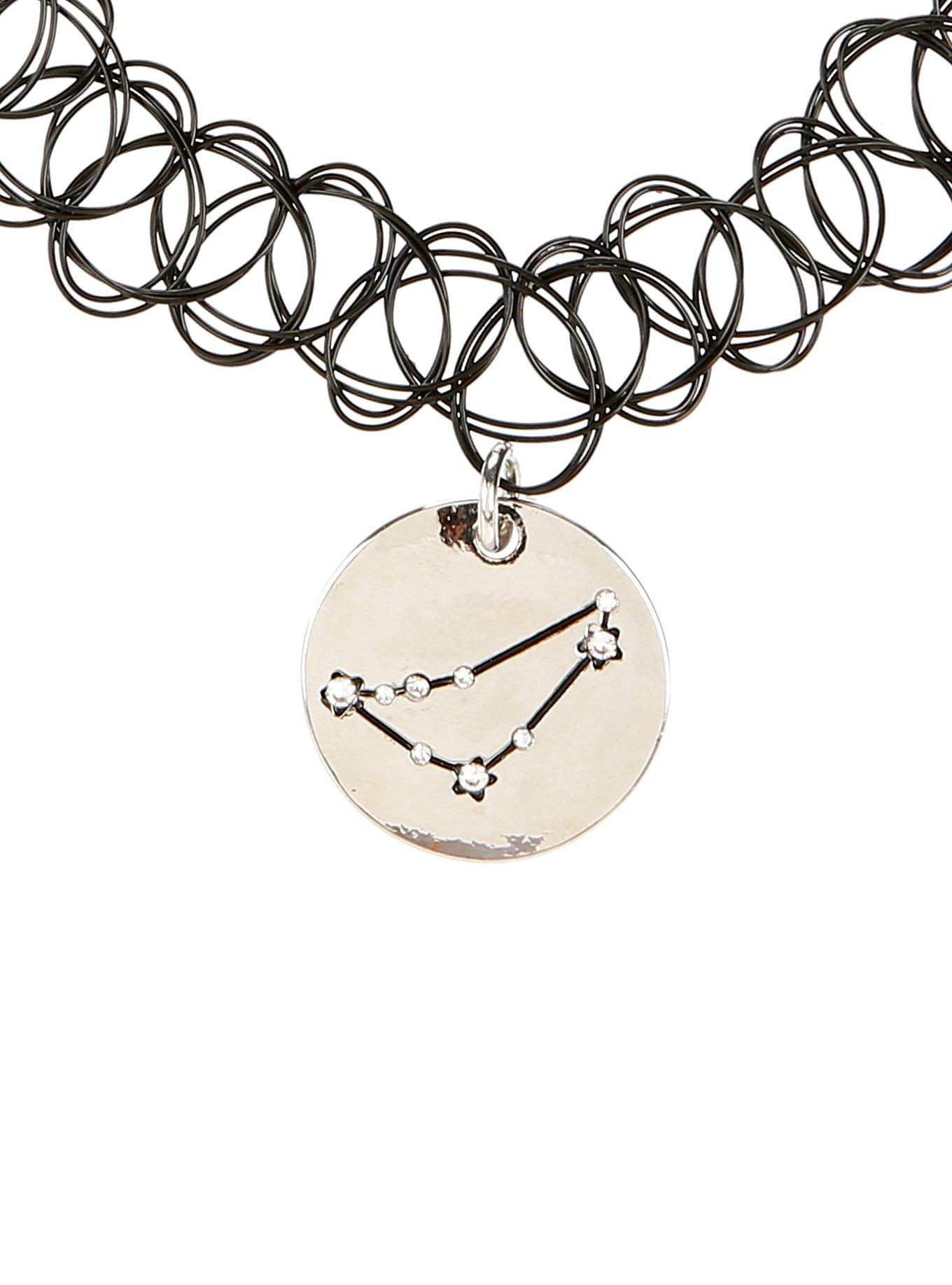 Capricorn Constellation Tattoo Choker, , hi-res