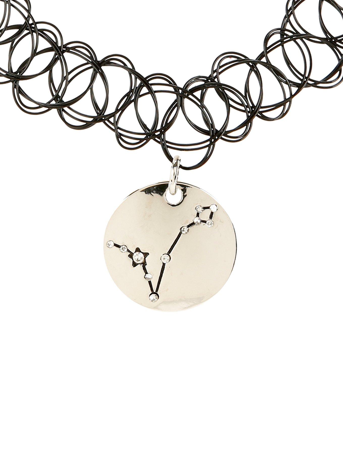 Pisces Constellation Tattoo Choker, , hi-res