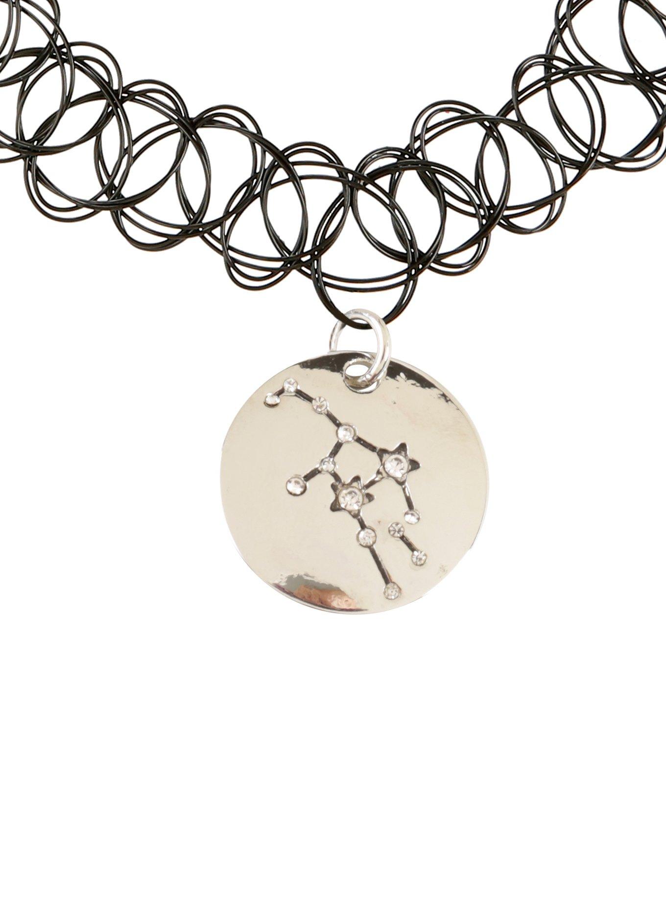 Virgo Constellation Tattoo Choker, , hi-res