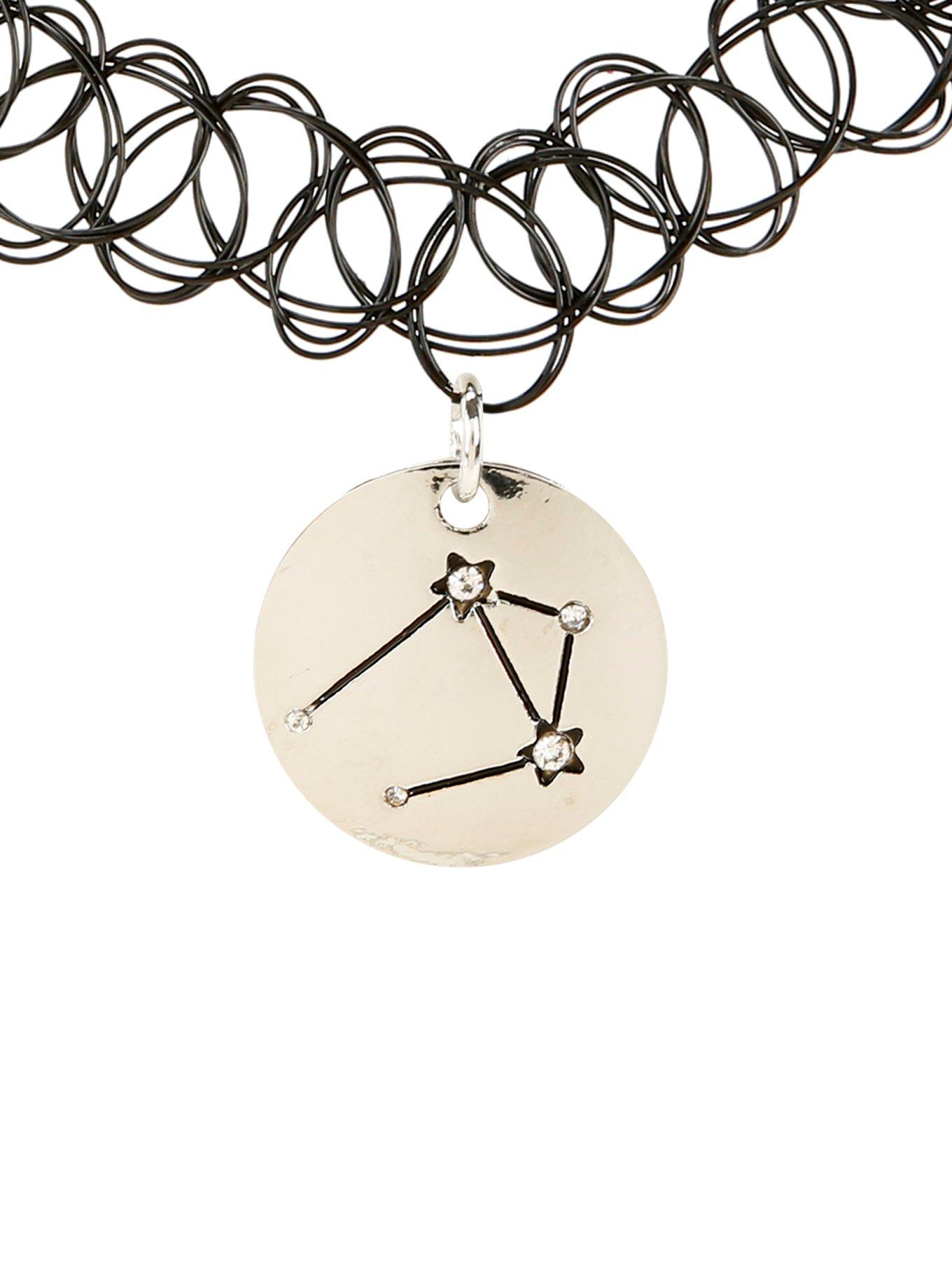Libra Constellation Tattoo Choker, , hi-res