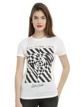 All Time Low Striped Heart Girls T-Shirt, , hi-res