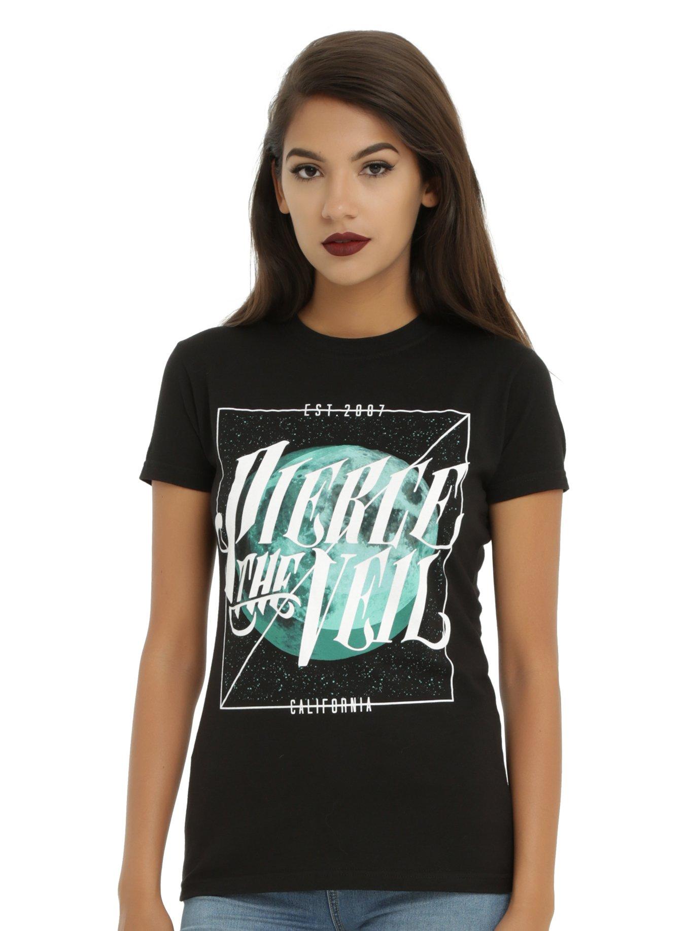 Pierce The Veil Moon Logo Girls T-Shirt, , hi-res