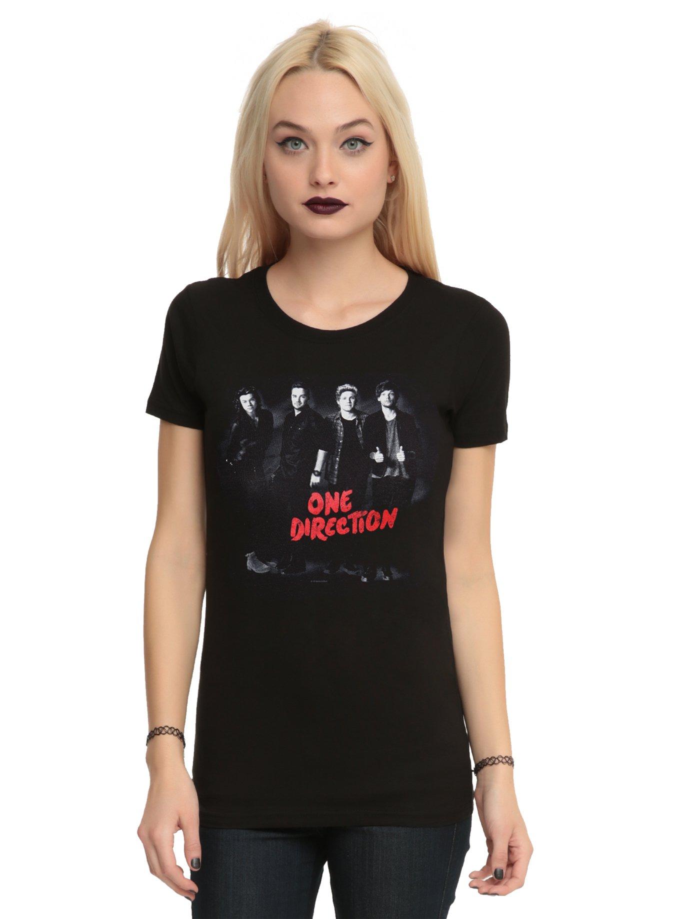 One Direction Standing Girls T-Shirt, BLACK, hi-res