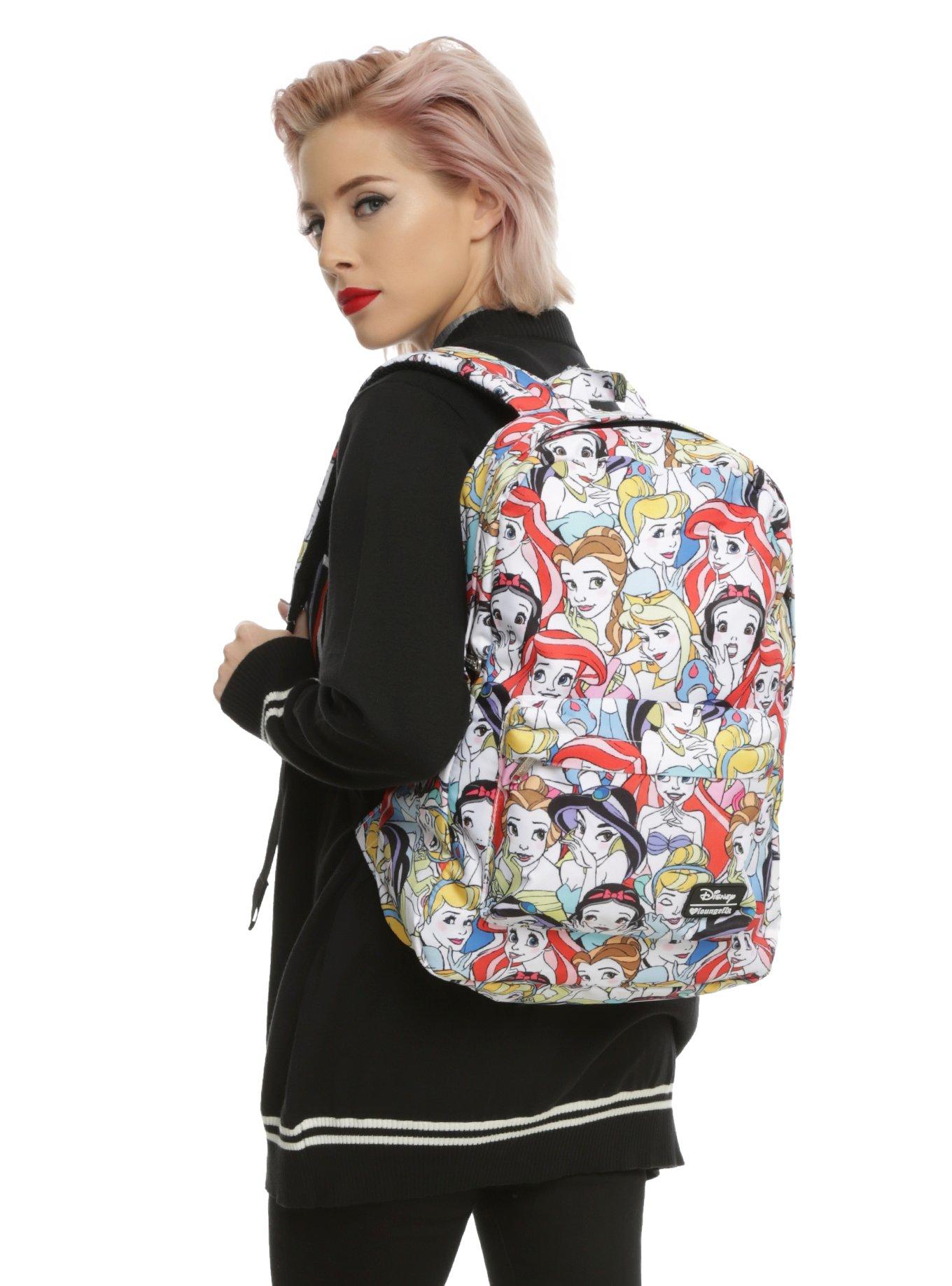 Loungefly Disney Princesses Print Backpack, , hi-res