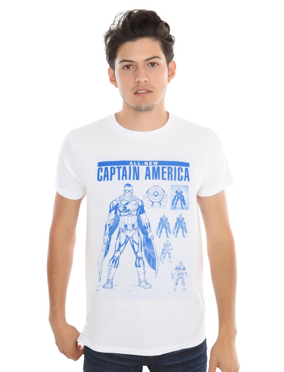 Marvel All-New Captain America #1 (Cover H) Art T-Shirt, , hi-res