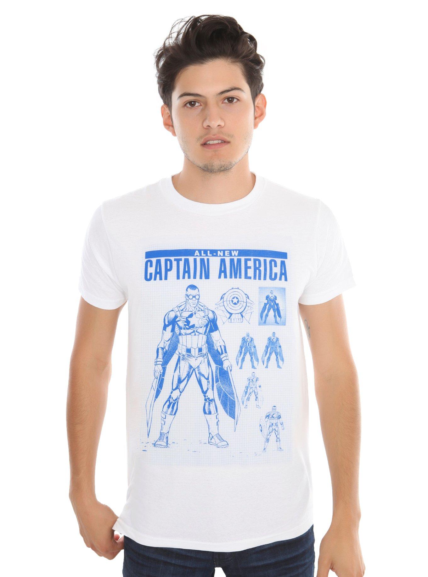 Marvel All-New Captain America #1 (Cover H) Art T-Shirt, , hi-res