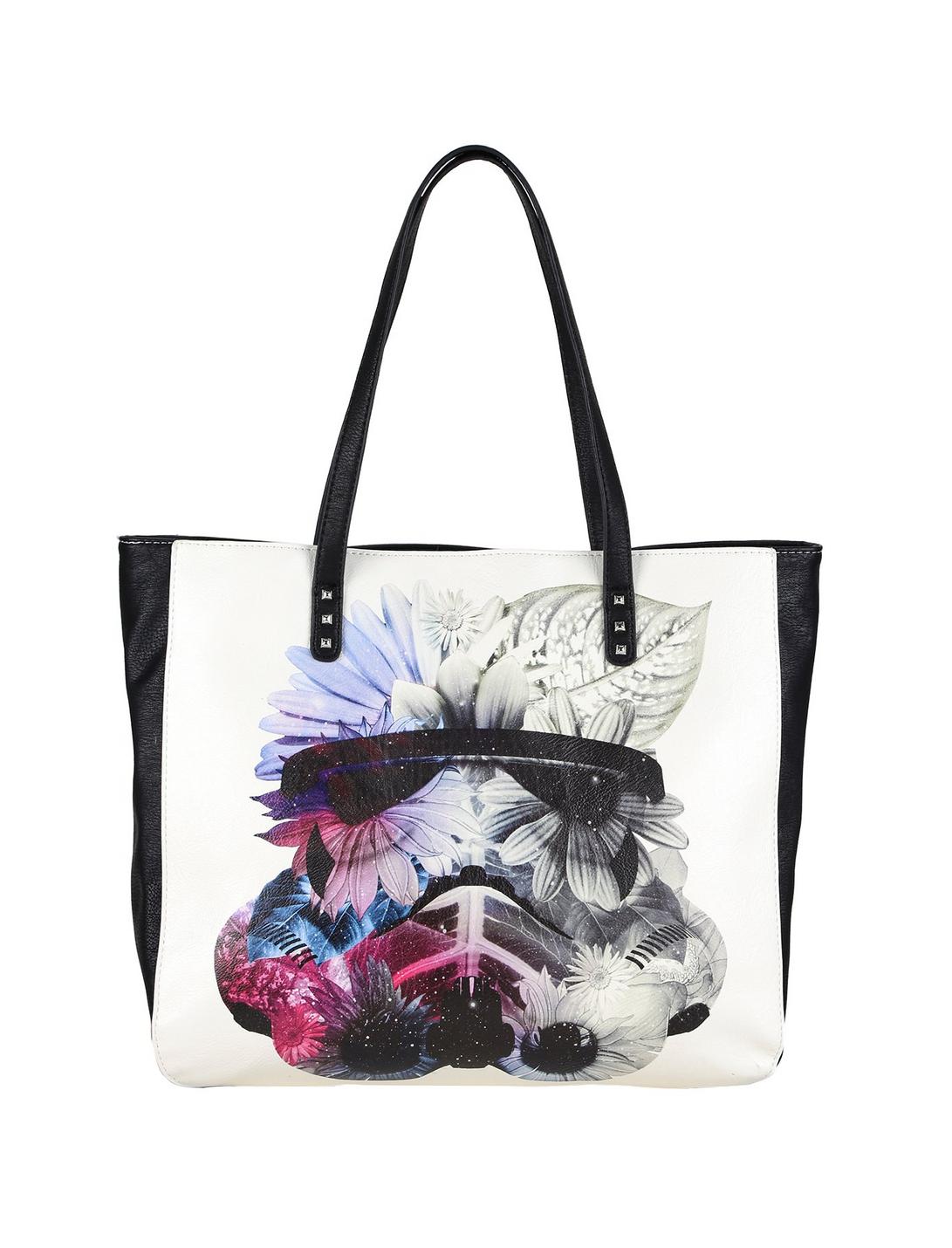 Star Wars Stormtrooper Floral Galaxy Tote Bag, , hi-res