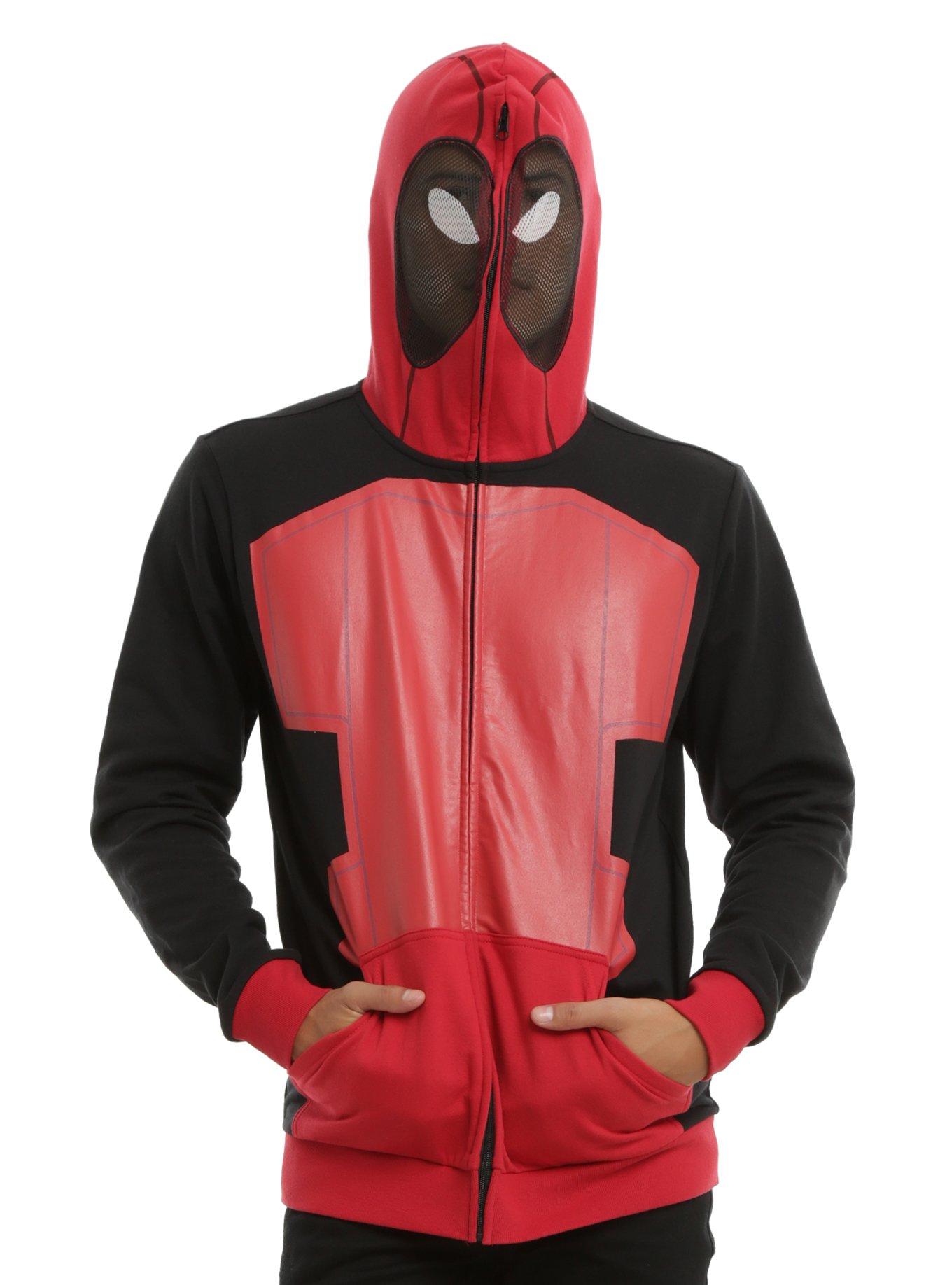 Deadpool hoodie cheap hot topic