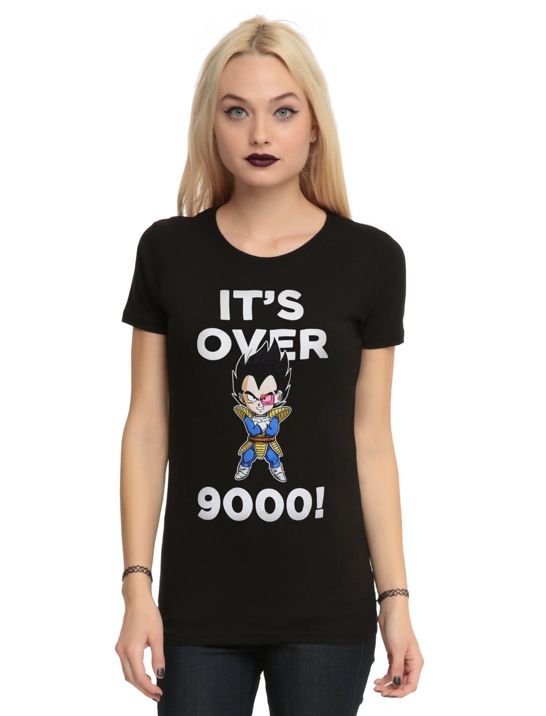 Dragon Ball Z It's Over 9000! Chibi Vegeta Girls T-Shirt, , hi-res