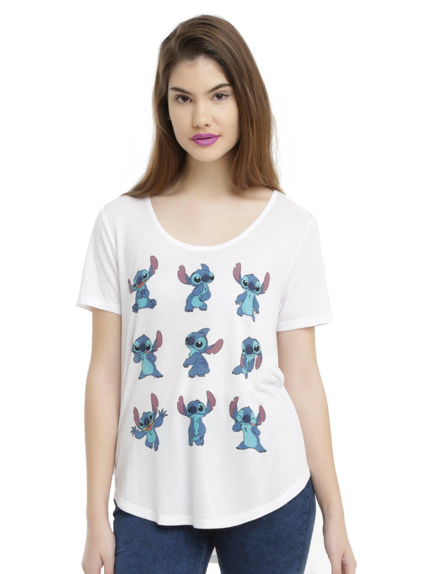 Disney Lilo & Stitch Poses Girls Boyfriend T-Shirt, , hi-res