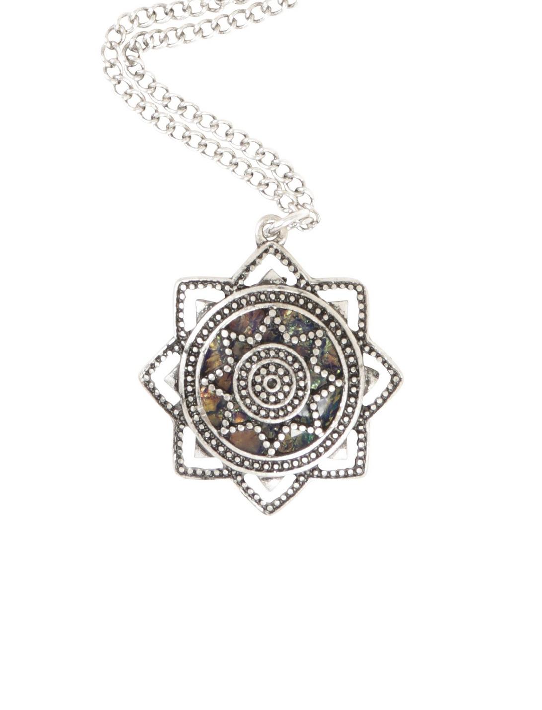 Blackheart Opal Mandala Necklace, , hi-res