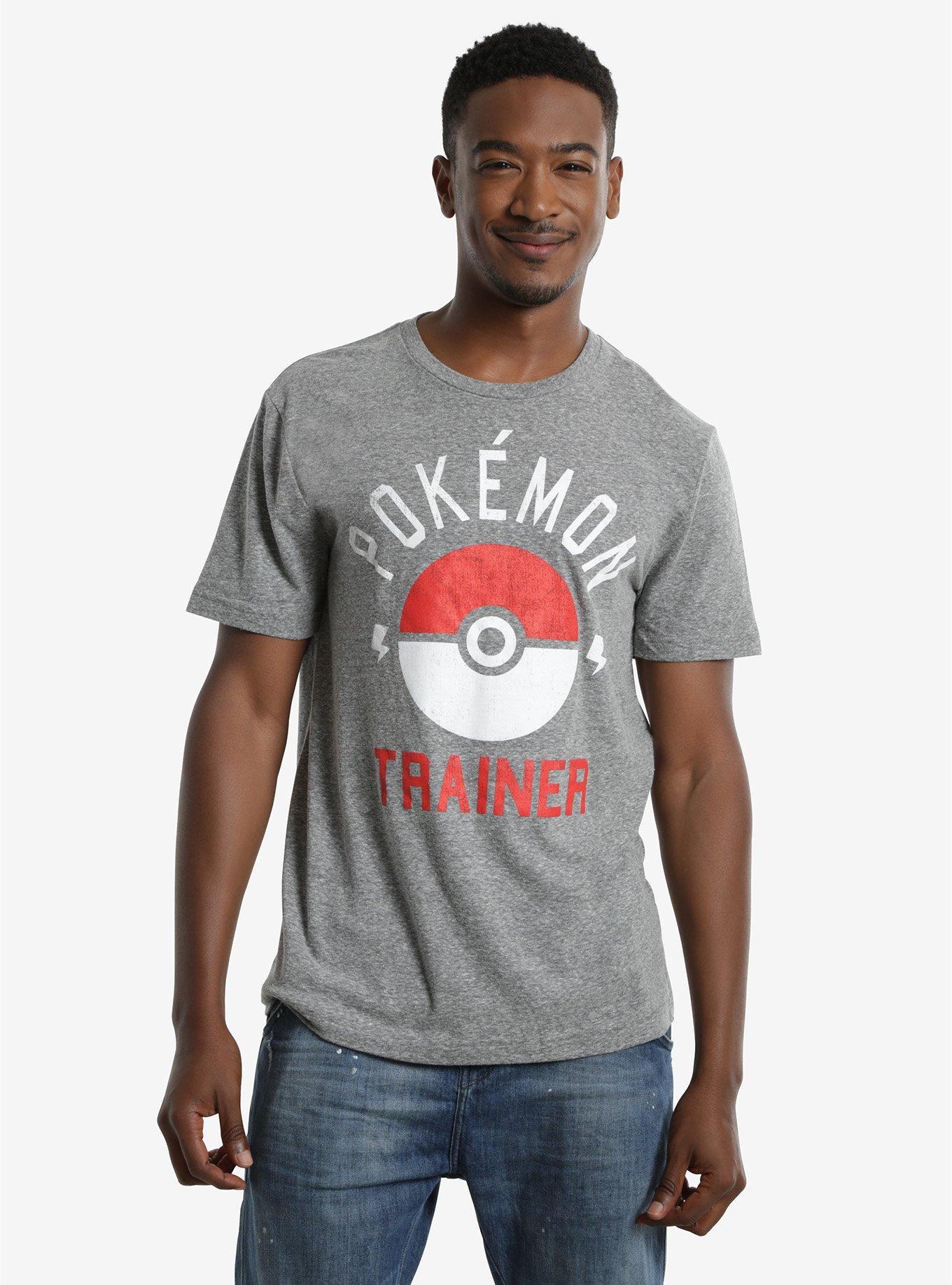 Pok&eacute;mon Trainer Heathered T-Shirt, HEATHER GREY, hi-res