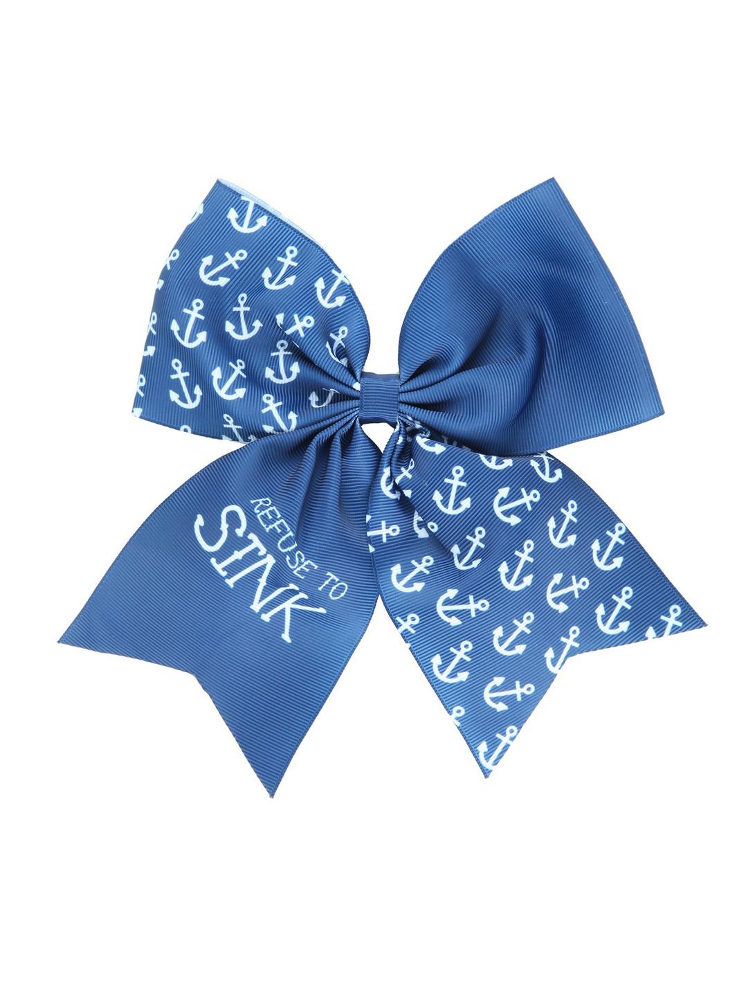 Blackheart Refuse To Sink Cheer Bow, , hi-res