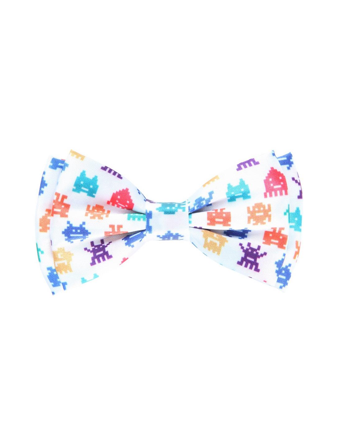 Space Monsters Satin Hair Bow, , hi-res