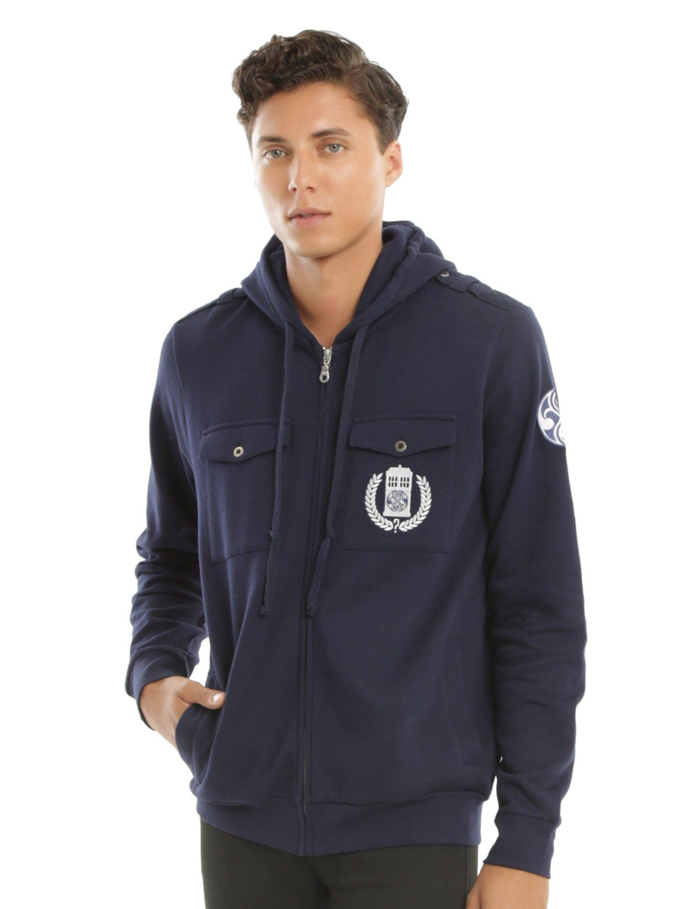 Doctor Who Gallifrey Academy Hooded Jacket, BLUE, hi-res