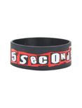 5 Seconds Of Summer Logo Rubber Bracelet, , hi-res