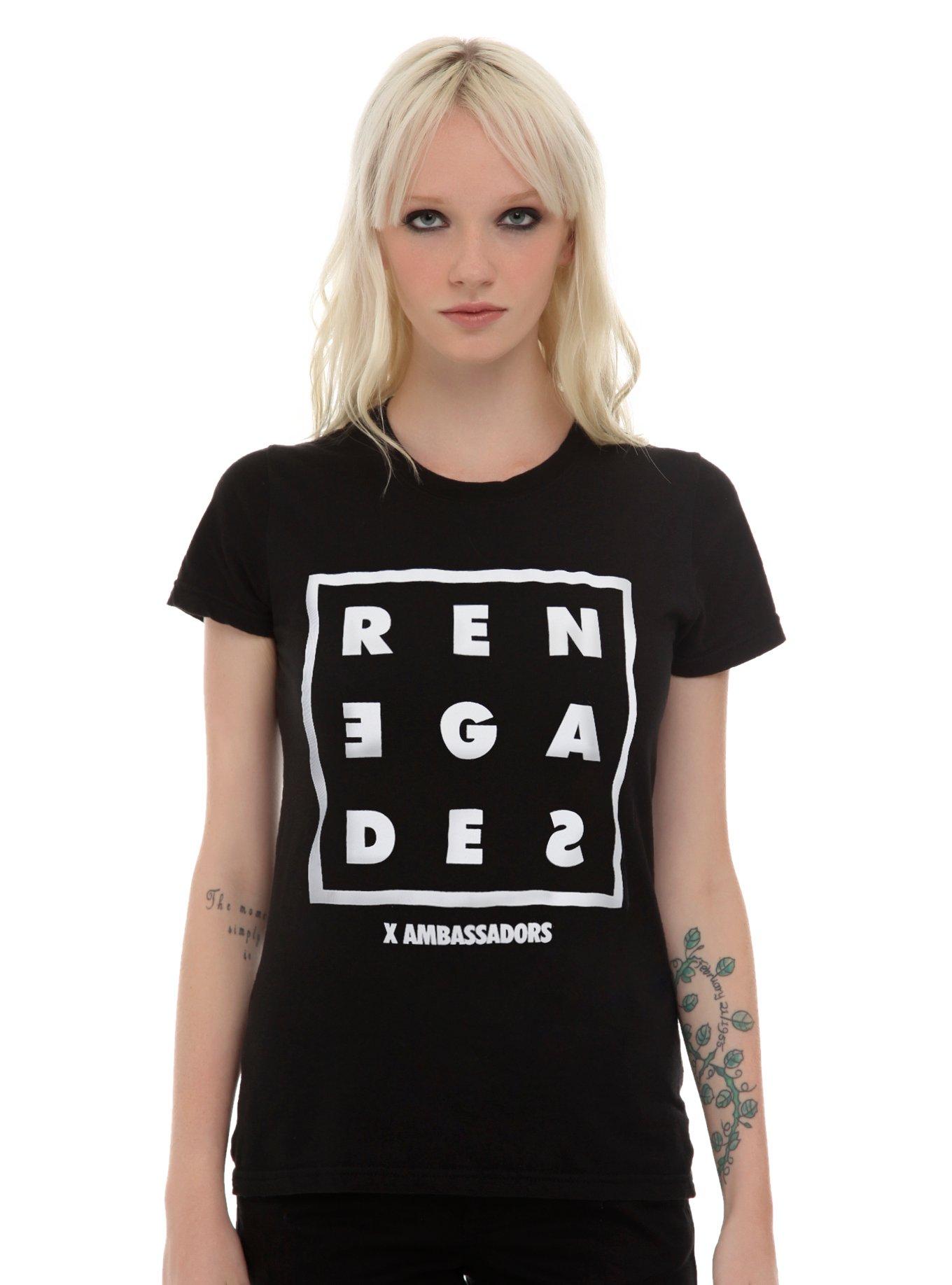 X Ambassadors Renegades Girls T-Shirt, BLACK, hi-res