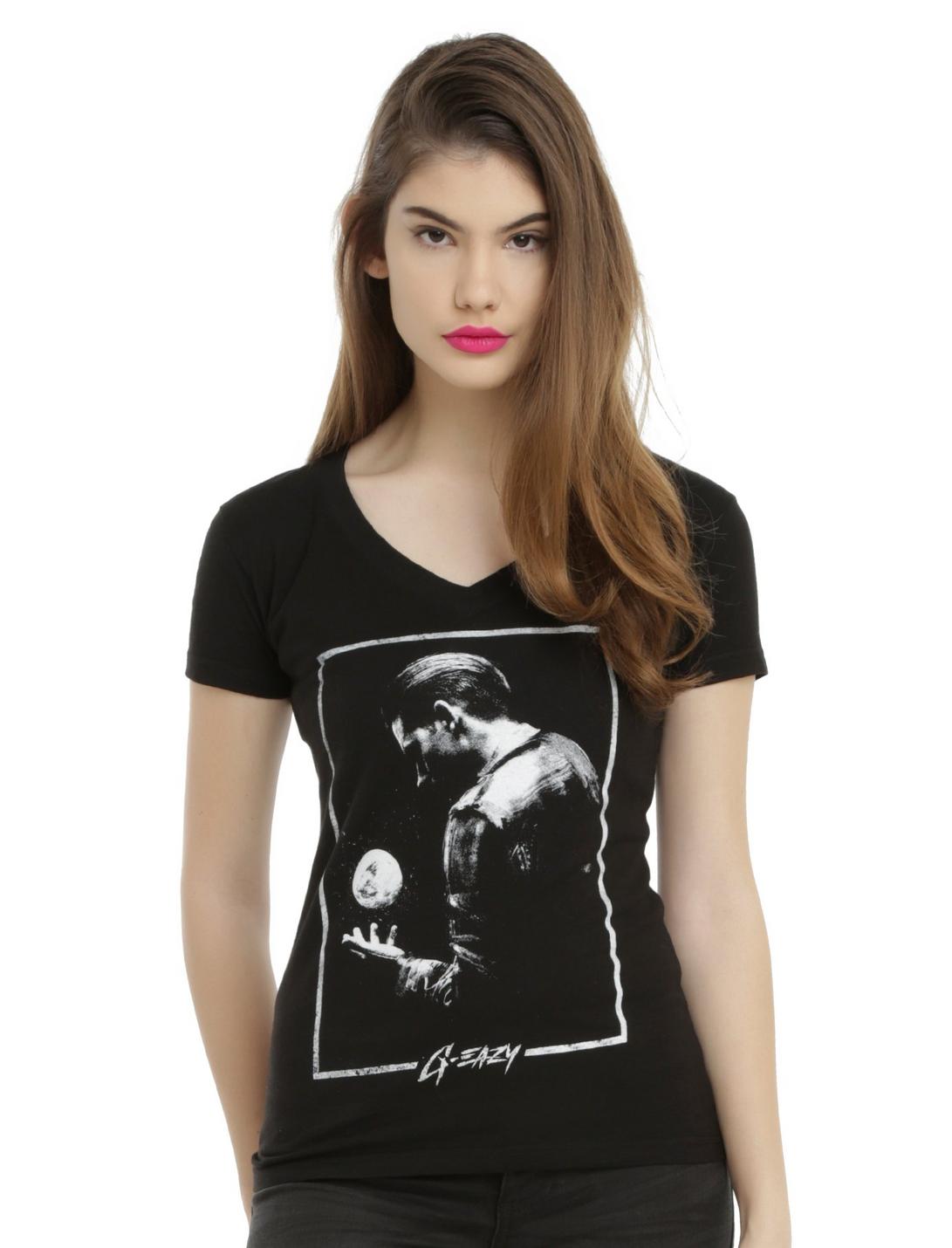 G-Eazy Moon Photo Girls T-Shirt, BLACK, hi-res