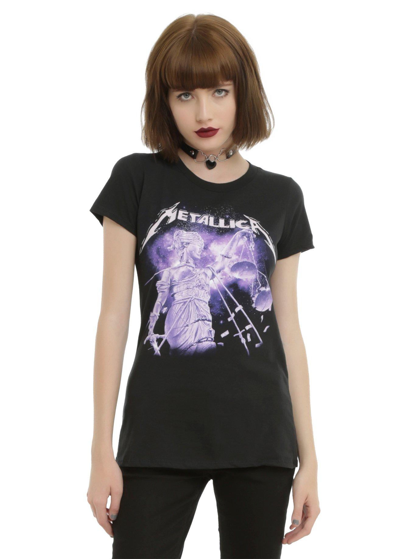 Metallica t hotsell shirt girl