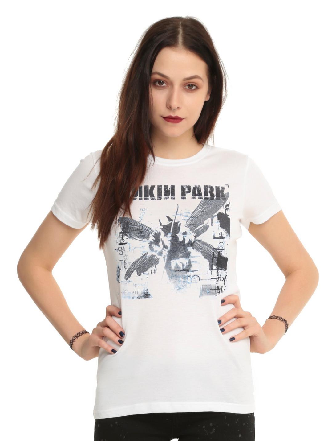 Linkin Park Hybrid Theory Girls T-Shirt, WHITE, hi-res