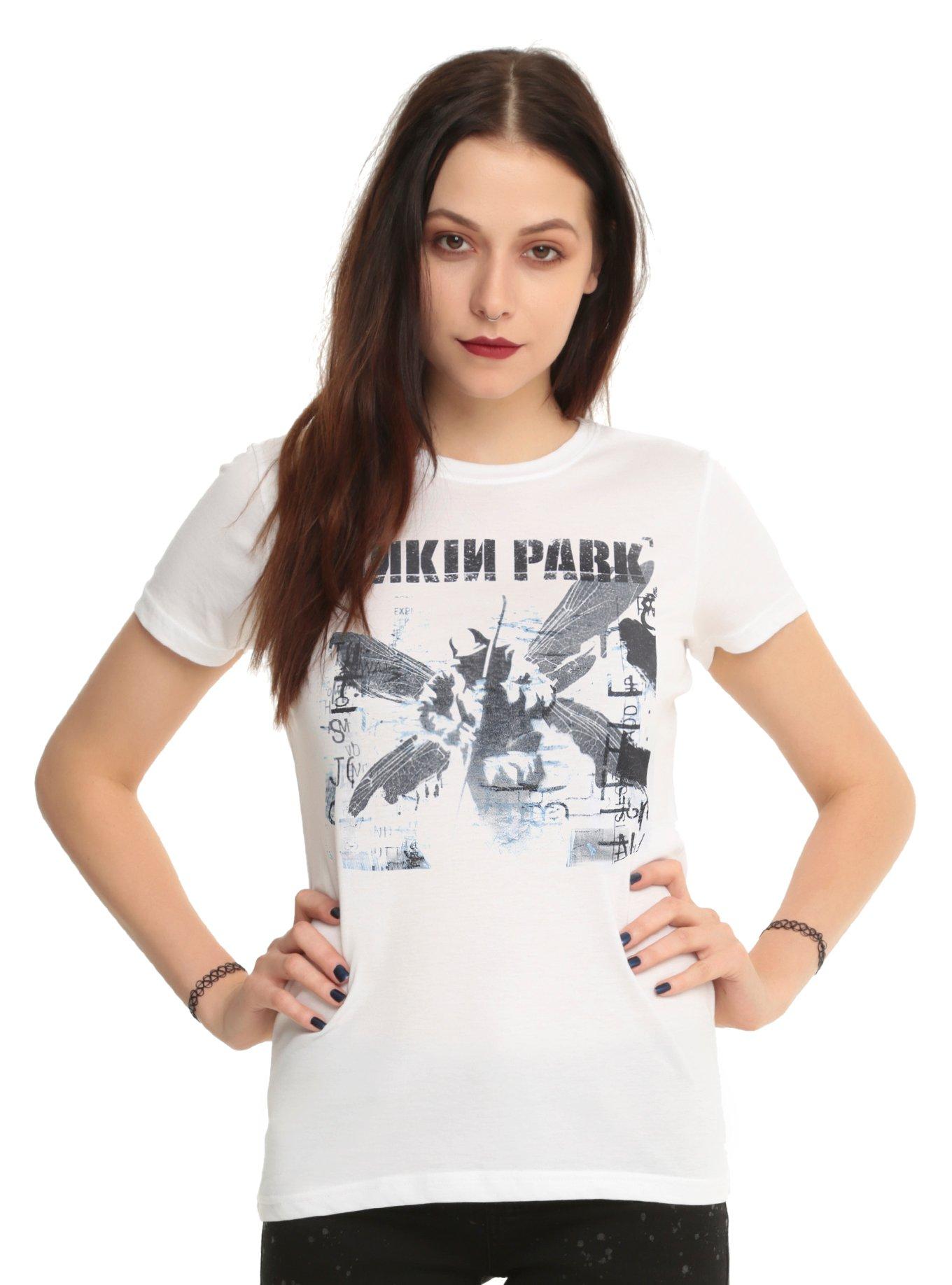 Linkin Park Hybrid Theory Girls T-Shirt, WHITE, hi-res