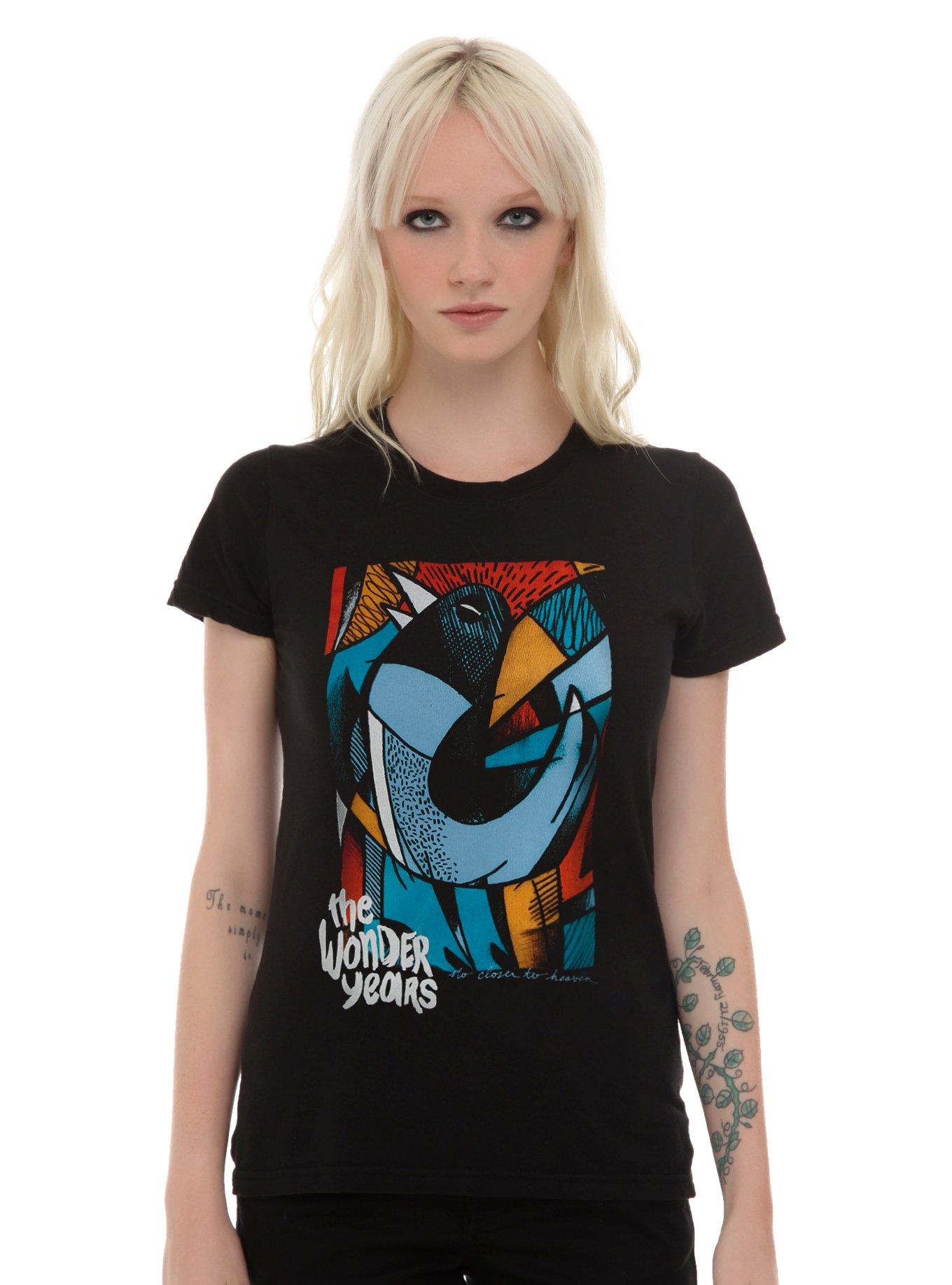 The Wonder Years No Closer To Heaven Hank Girls T-Shirt, BLACK, hi-res