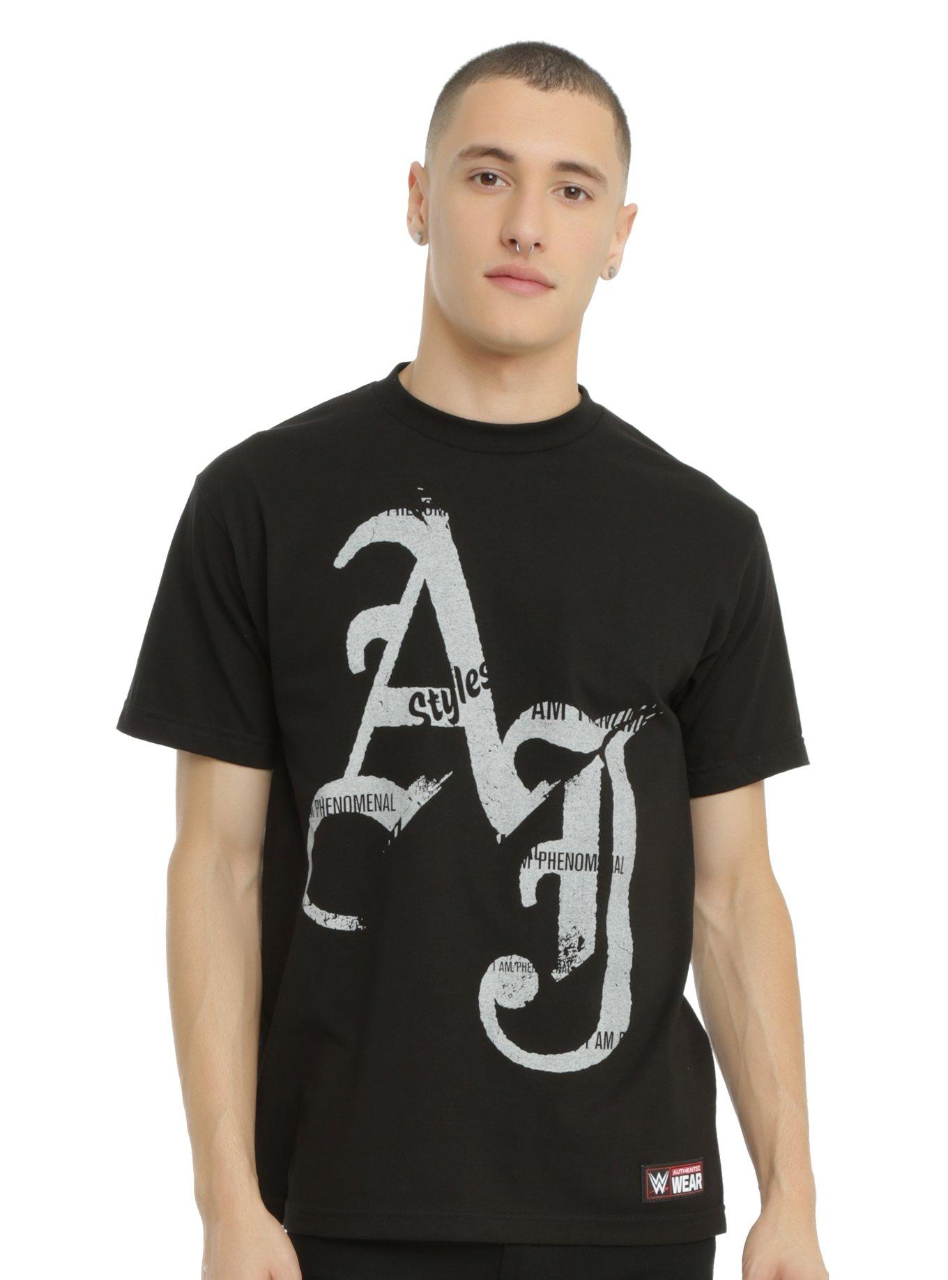WWE AJ Styles I Am Phenomenal T-Shirt, BLACK, hi-res