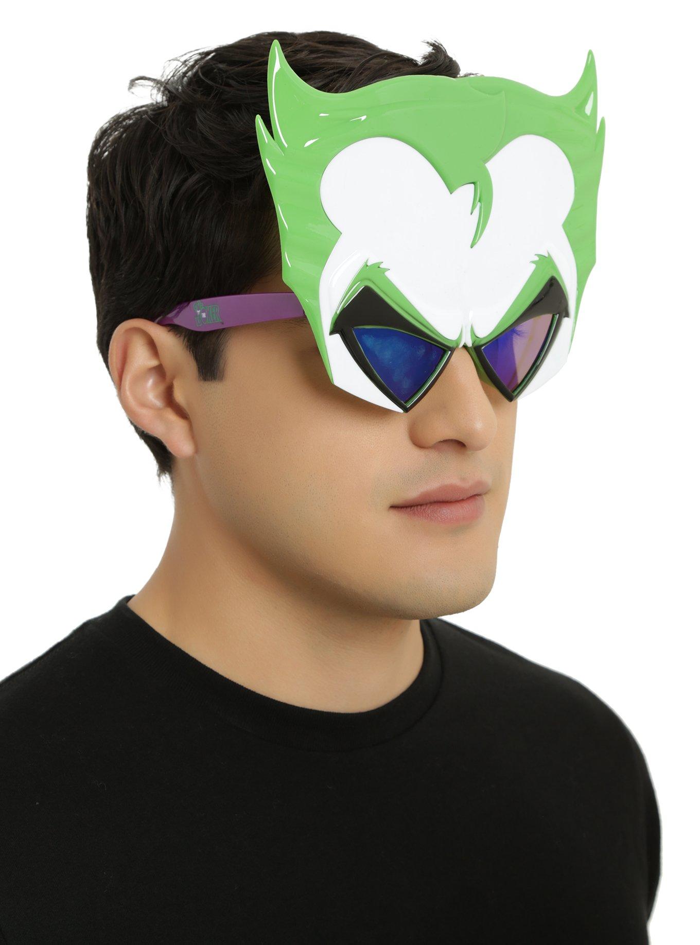 DC Comics The Joker Mask Cosplay Sunglasses, , hi-res