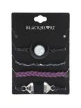 Blackheart Opal Crescent Moon Bracelet Set, , hi-res