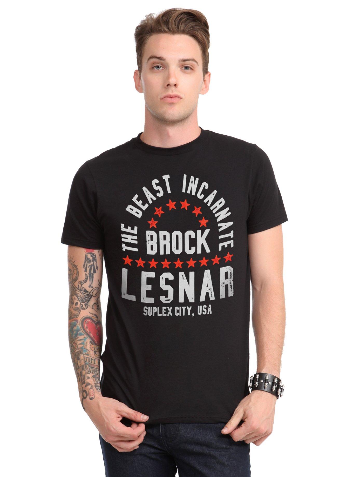 WWE Brock Lesnar The Beast Incarnate T-Shirt, BLACK, hi-res