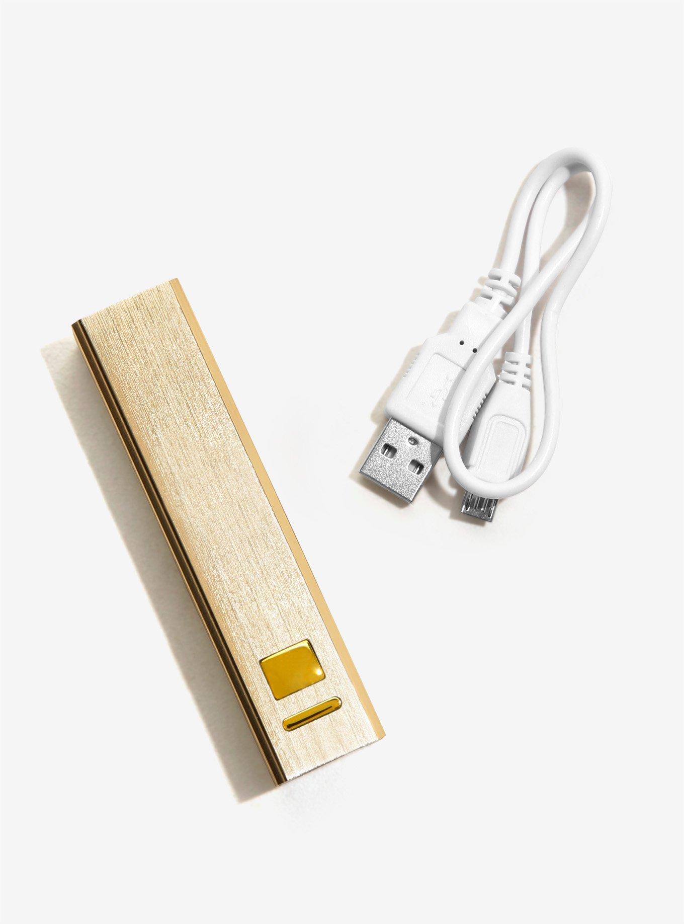 LMNT Portable Phone Charger &ndash; Brushed Gold, , hi-res
