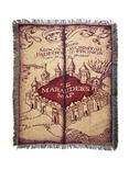 Harry Potter Marauder's Map Woven Tapestry Throw Blanket, , hi-res