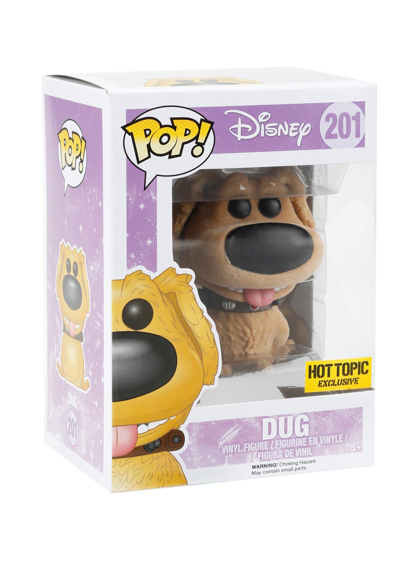 Funko Disney Up Pop! Dug (Flocked) Vinyl Figure Hot Topic Exclusive, , hi-res