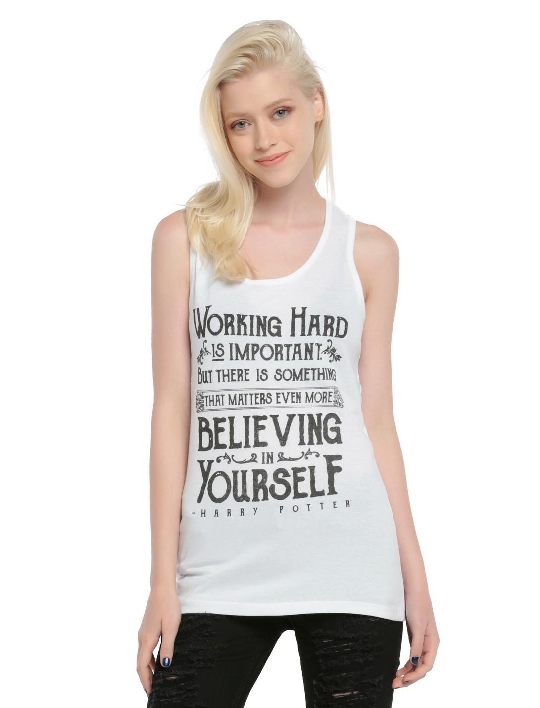 Harry Potter And The Order Of The Phoenix Harry Potter Quote Tank, WHITE, hi-res