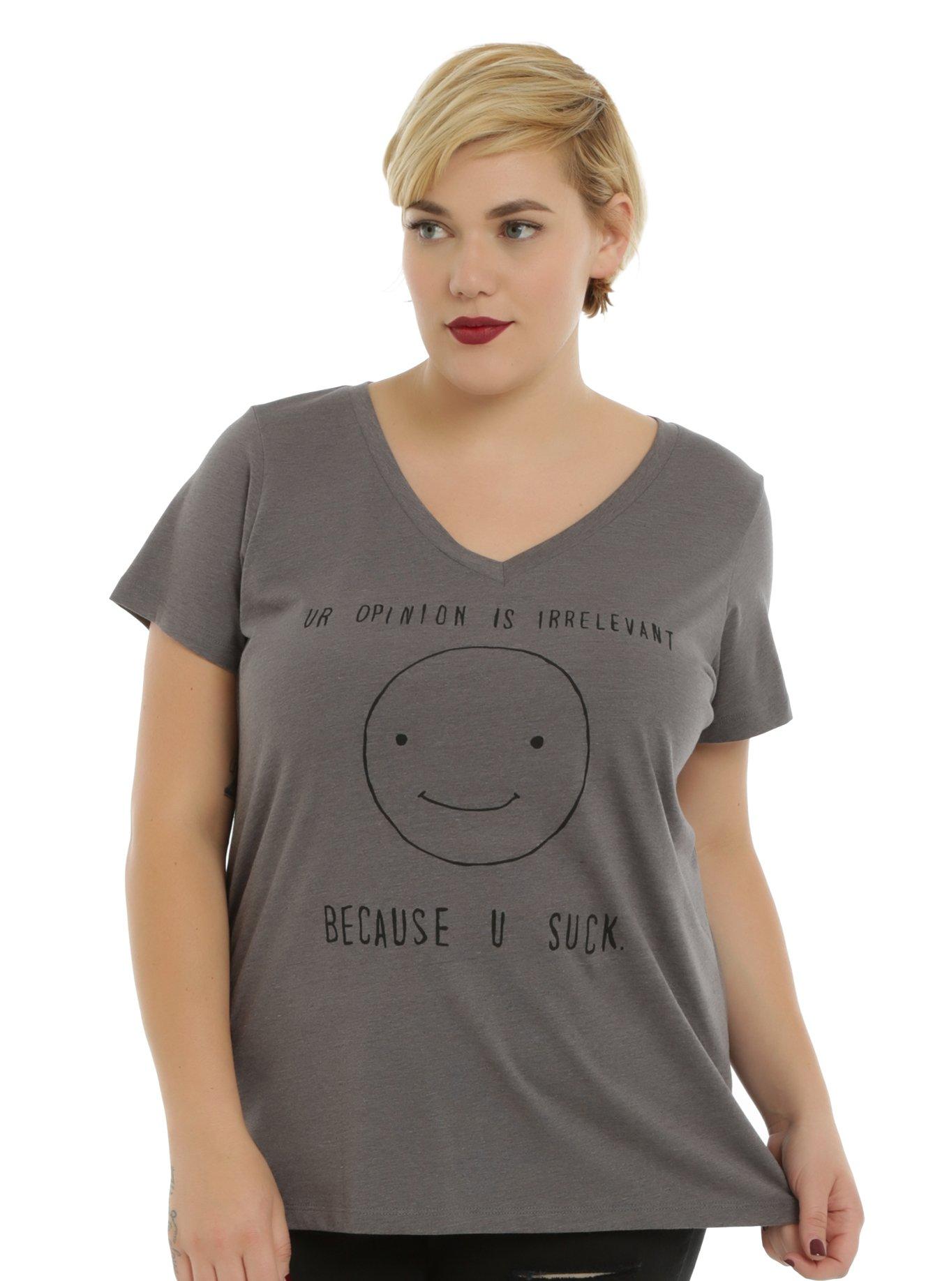 Opinion Girls T-Shirt Plus Size, GREY, hi-res