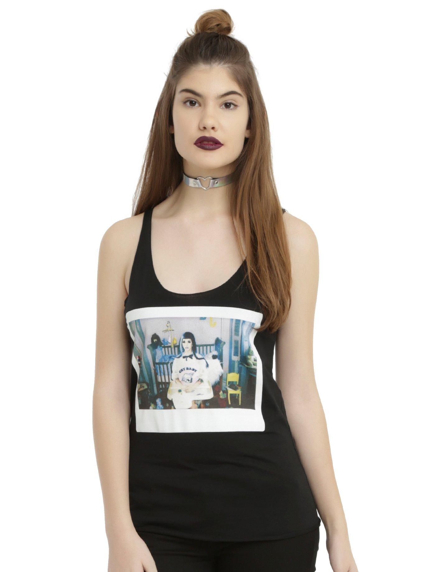 Melanie Martinez Instant Photo Girls Tank Top, BLACK, hi-res