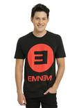 Eminem E Circle Logo T-Shirt, BLACK, hi-res