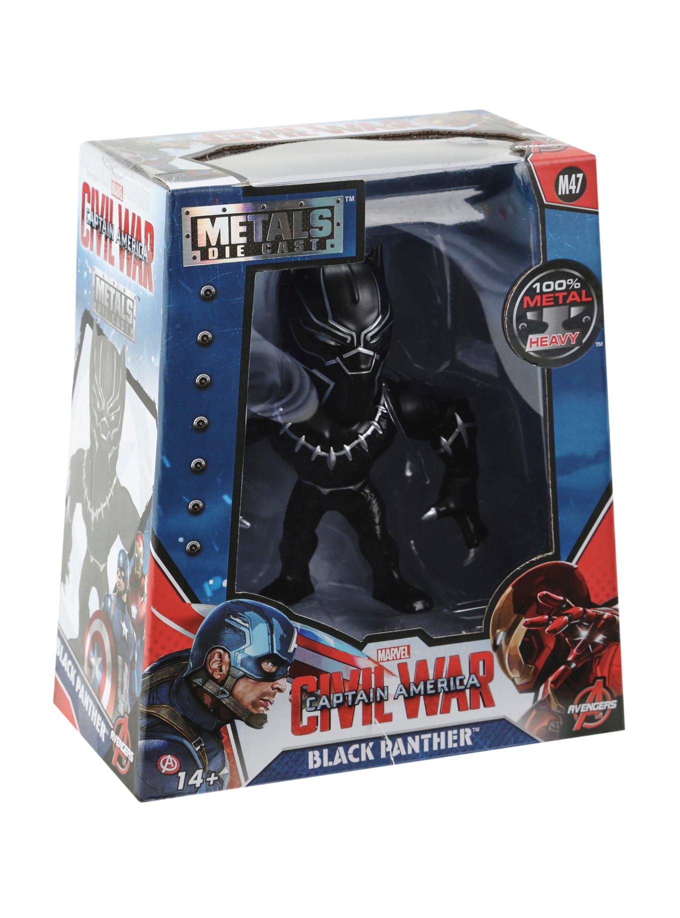 Marvel Captain America: Civil War Black Panther Die-Cast Metal Figure, , hi-res