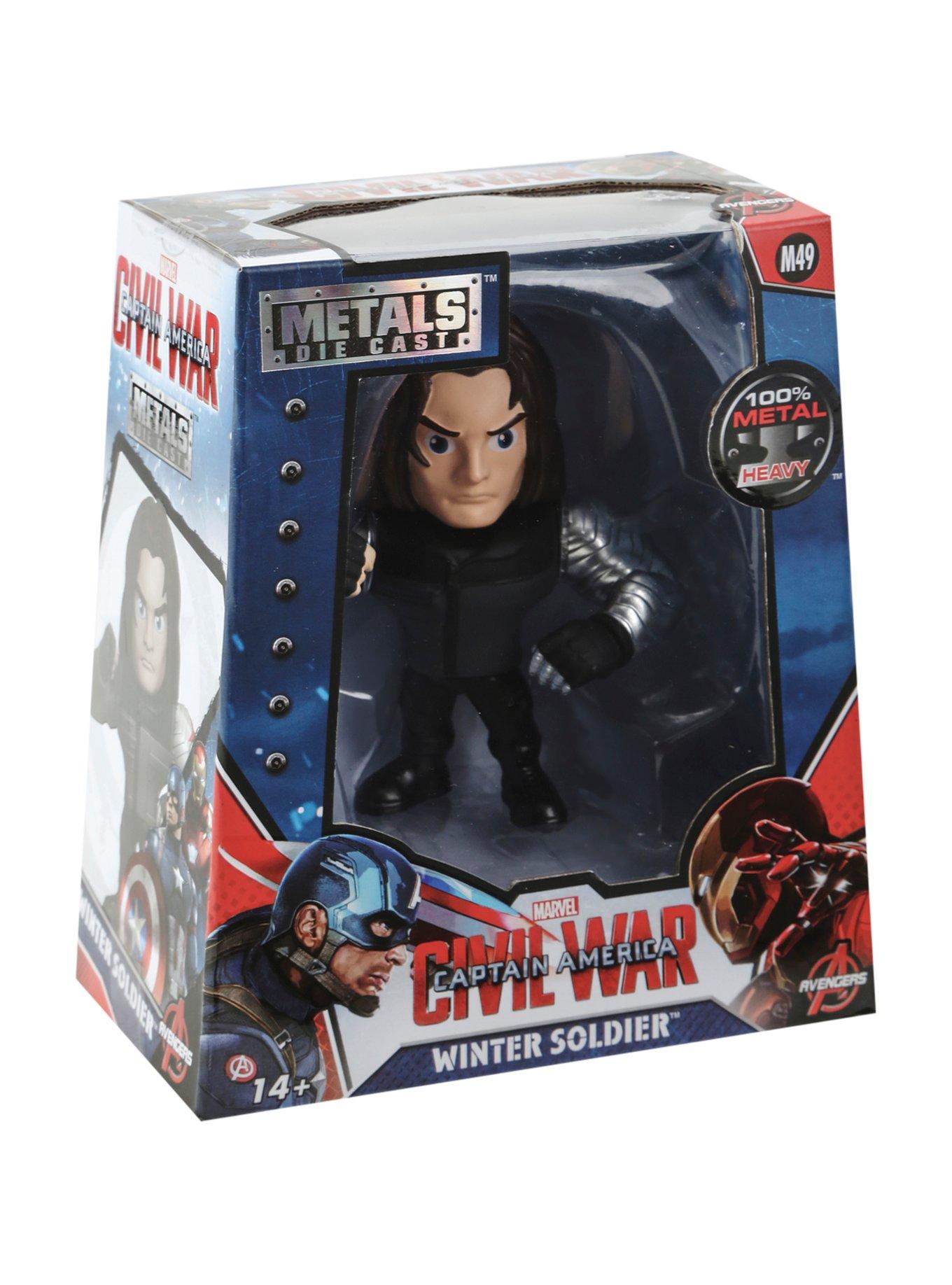 Marvel Captain America: Civil War Winter Soldier Die-Cast Metal Figure, , hi-res