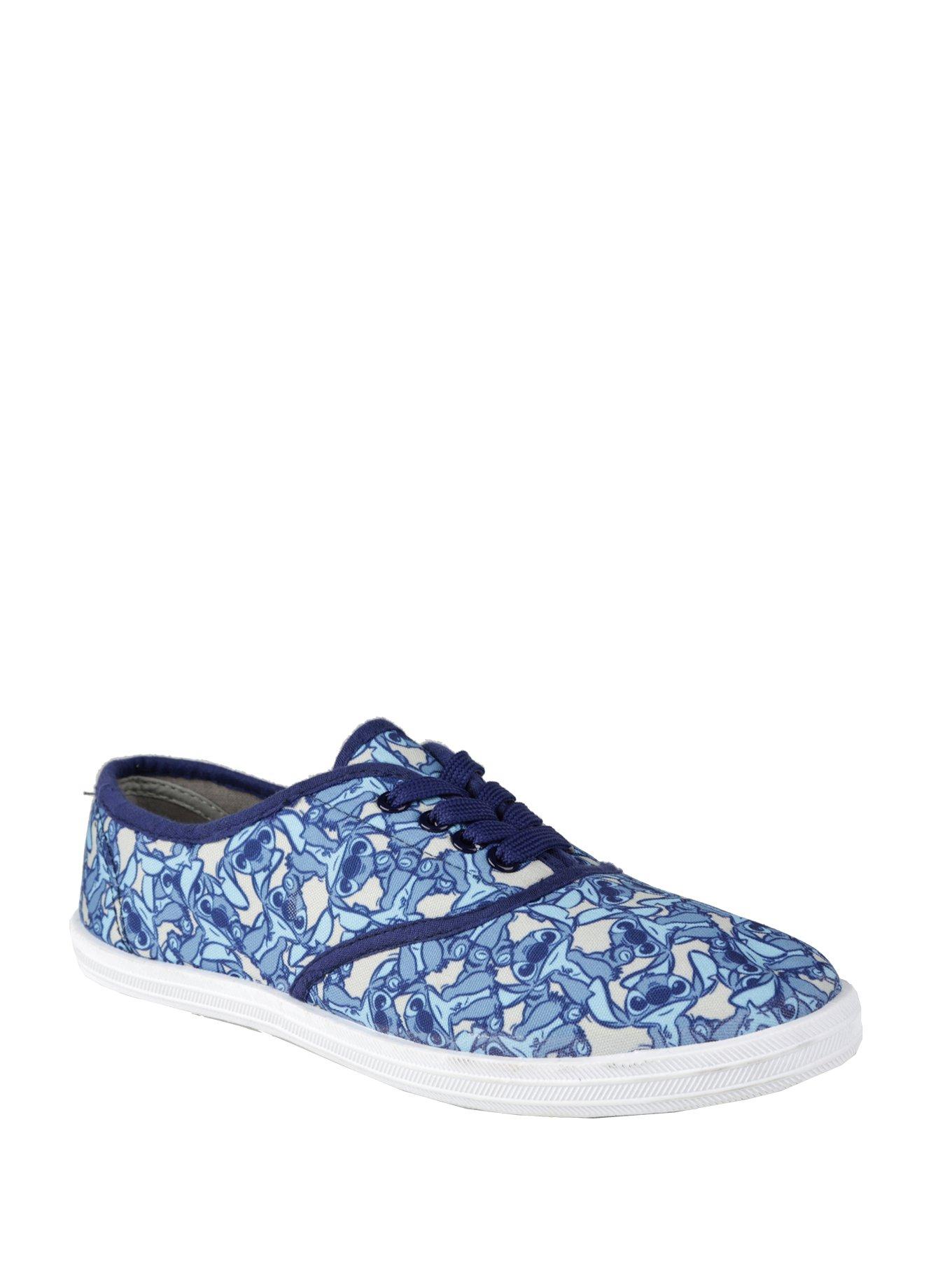 Disney Lilo & Stitch Lace-Up Sneakers, BLUE, hi-res