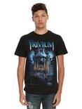 Trivium Skull Temple T-Shirt, BLACK, hi-res