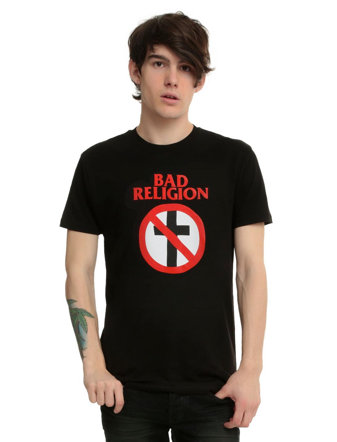 Bad Religion Cross Buster T-Shirt, BLACK, hi-res