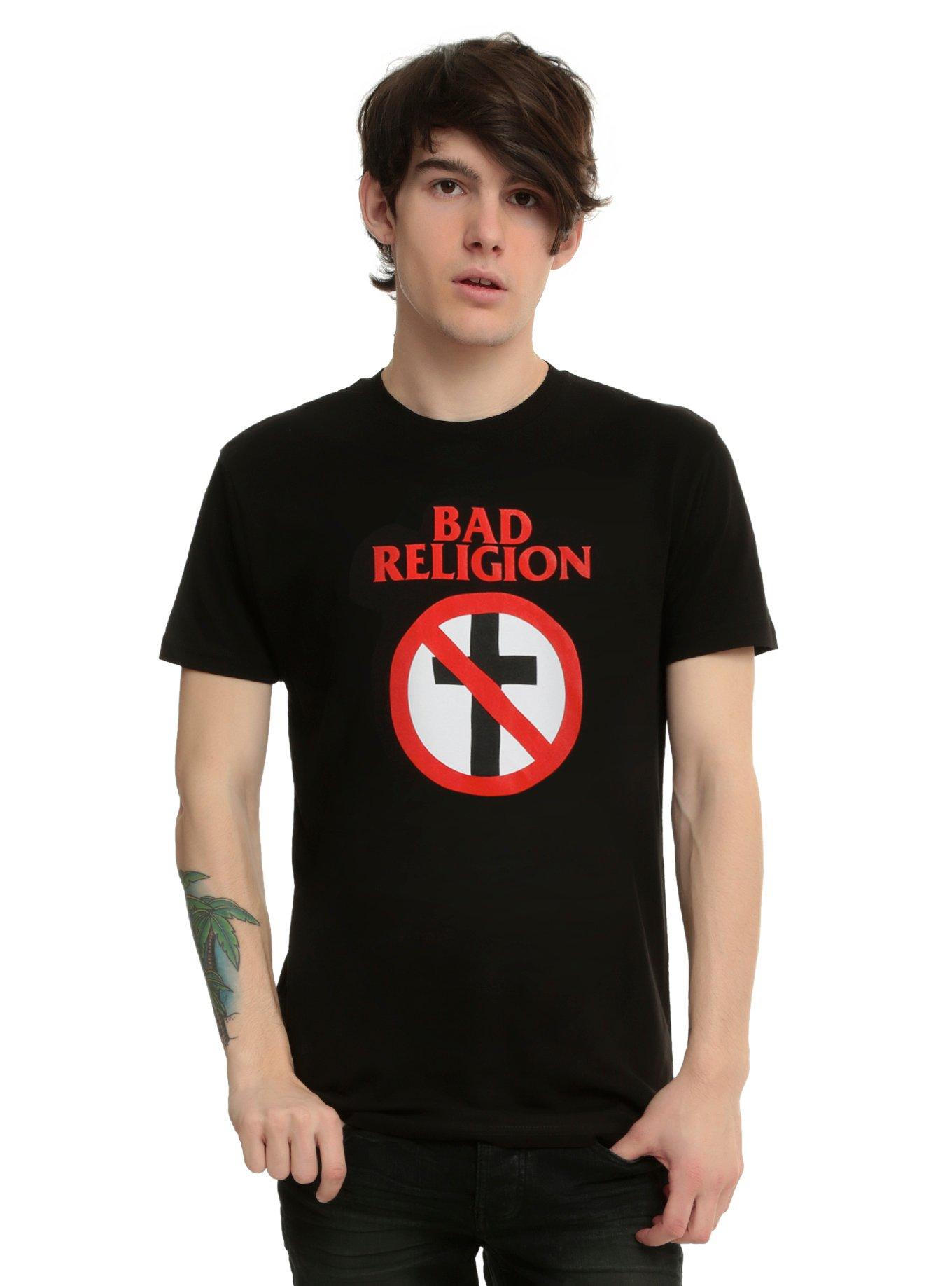 Bad Religion Cross Buster T-Shirt, BLACK, hi-res