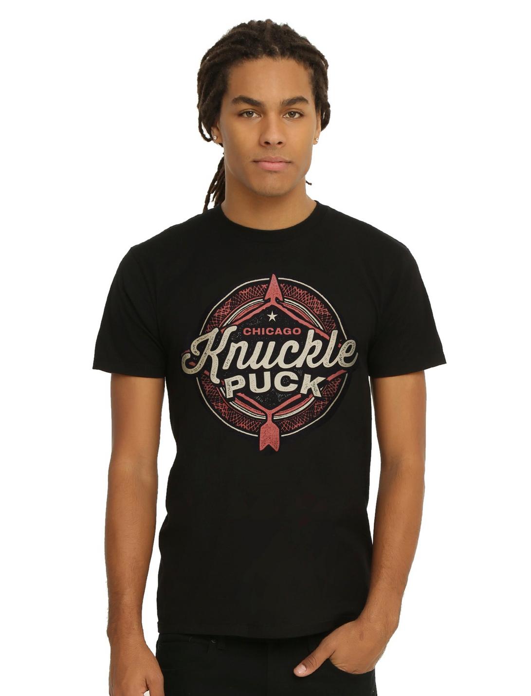 Knuckle Puck Arrow Logo T-Shirt, BLACK, hi-res