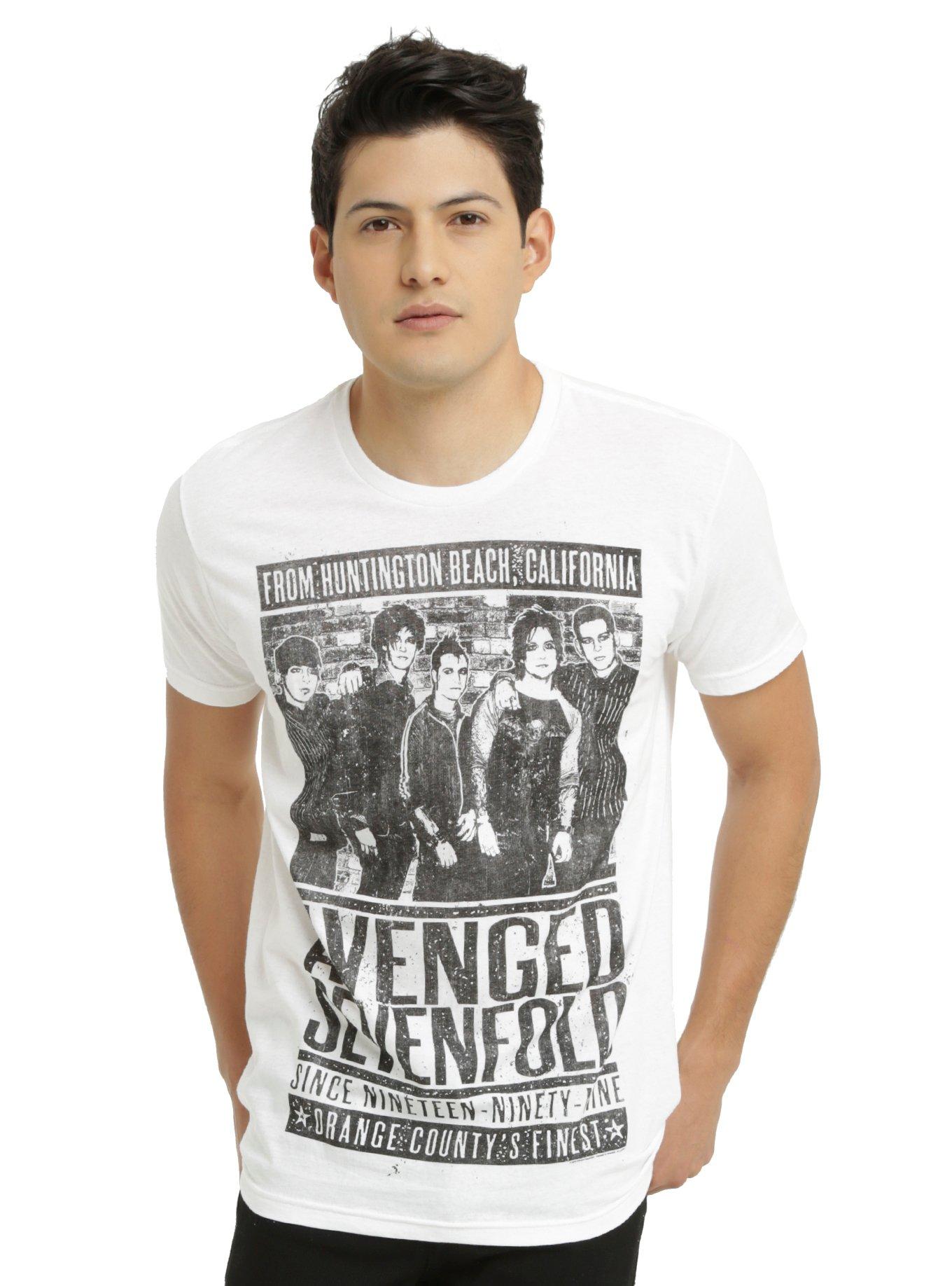 Avenged Sevenfold Flyer T-Shirt, WHITE, hi-res